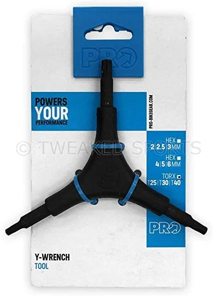 Pro Tool Y-wrench Torx T25/T30/T40