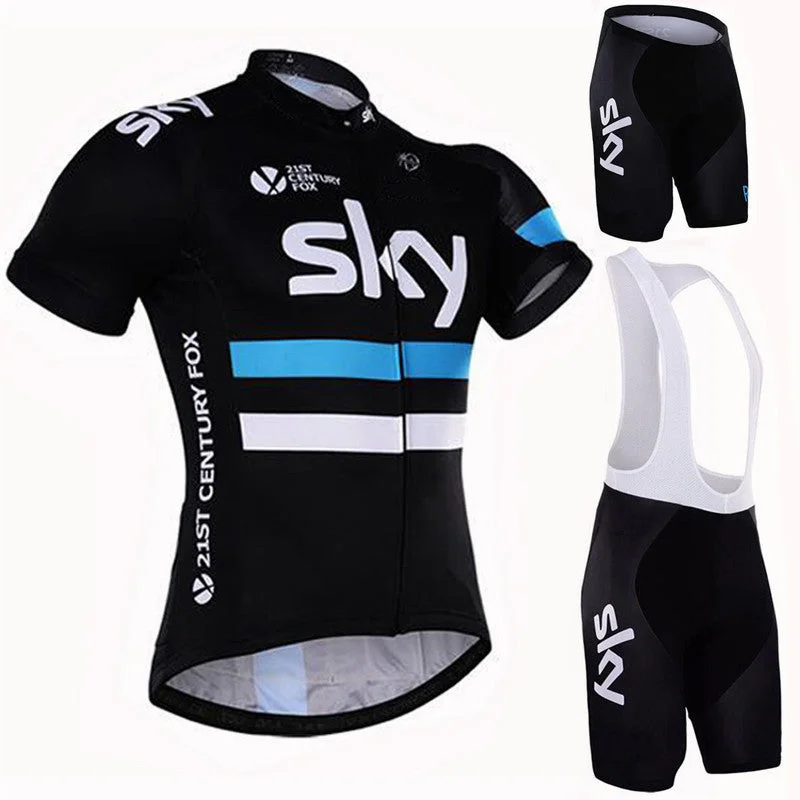 short Sleeve Cycling Jersey sky team sets specialized bicycle cheap cycle clothing Maillot Racing Bike Clothes jersey