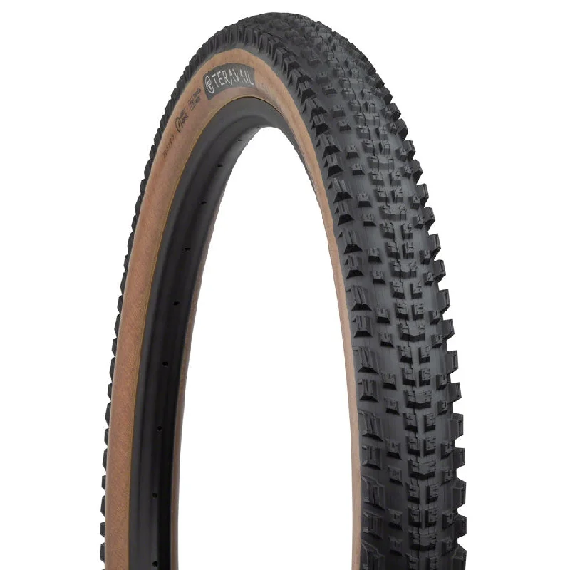 Ehline Tire - 27.5 x 2.5 Tubeless Folding Tan Durable Fast Compound