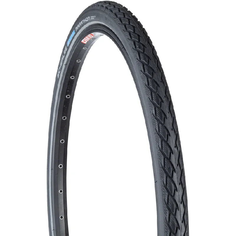 Marathon Touring-Hybrid Bike Tire - 700 x 50, Clincher, Wire, Black, GreenGuard, Endurance