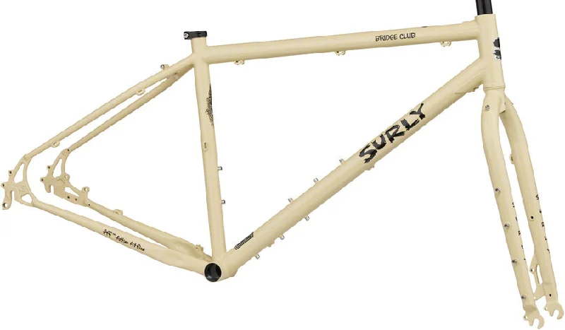 Surly Bridge Club Frameset - 27.5"/700c Steel Whipped Butter Large