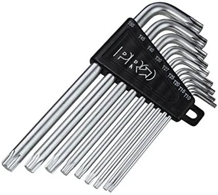 Pro Torx Key Set T10/15T/T20/T25/T30/T40/T45/T50