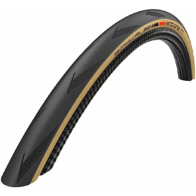 Pro One TT Tire - 700 x 28, Tubeless, Folding/Tan, Evolution Line, Addix Race