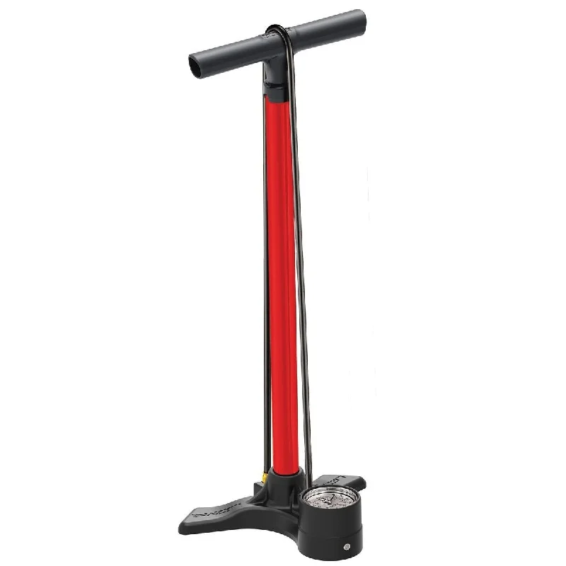 Lezyne Pump Macro Floor Drive Red