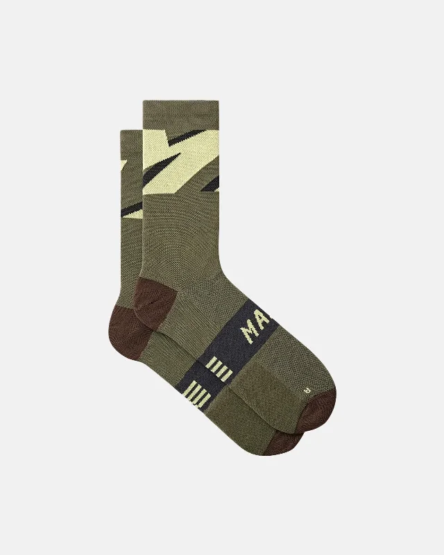 Evolve 3D Sock - Olive