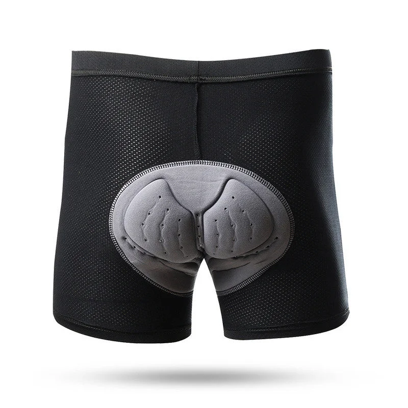 men cycling underwear shorts with Silica gel pad underpants bike shorts black bermuda ciclismo