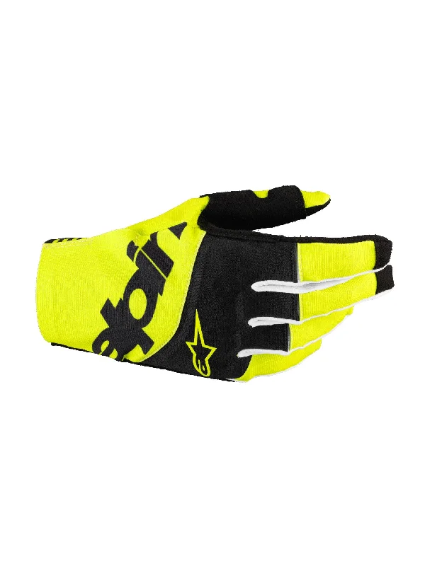 ALPINESTARS TECHSTAR GLOVES - BLACK YELLOW FLUO