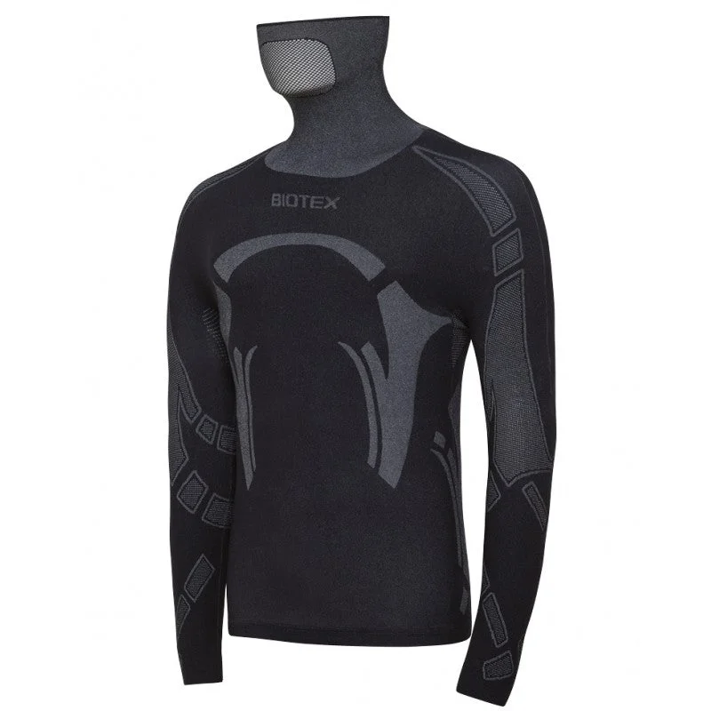 Maglia intima maniche lunghe Biotex Lupetto 2.0 - Nero