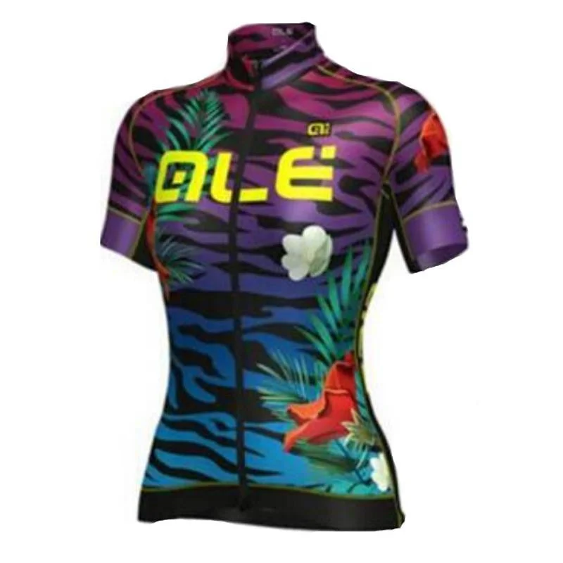 High quality women short sleeve cycling jersey bike Breathable quick dry road bicycle clothes MTB ropa ciclismo