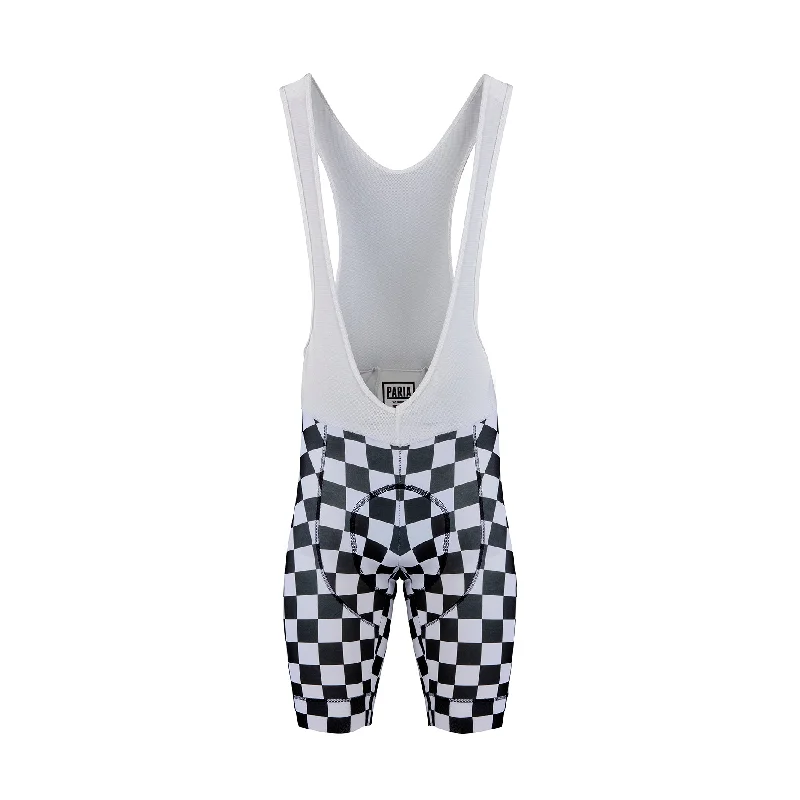 Wreckerboard Cycling Checked Bib Shorts