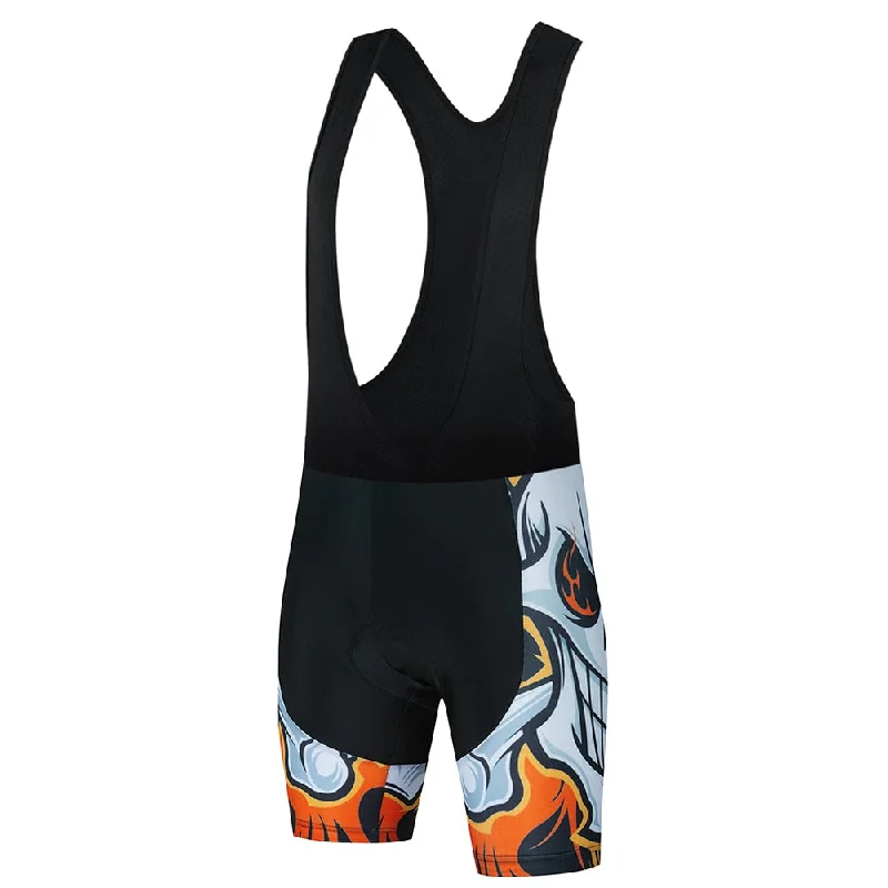 Salexo Flaming Skull Cycling Bib & Shorts