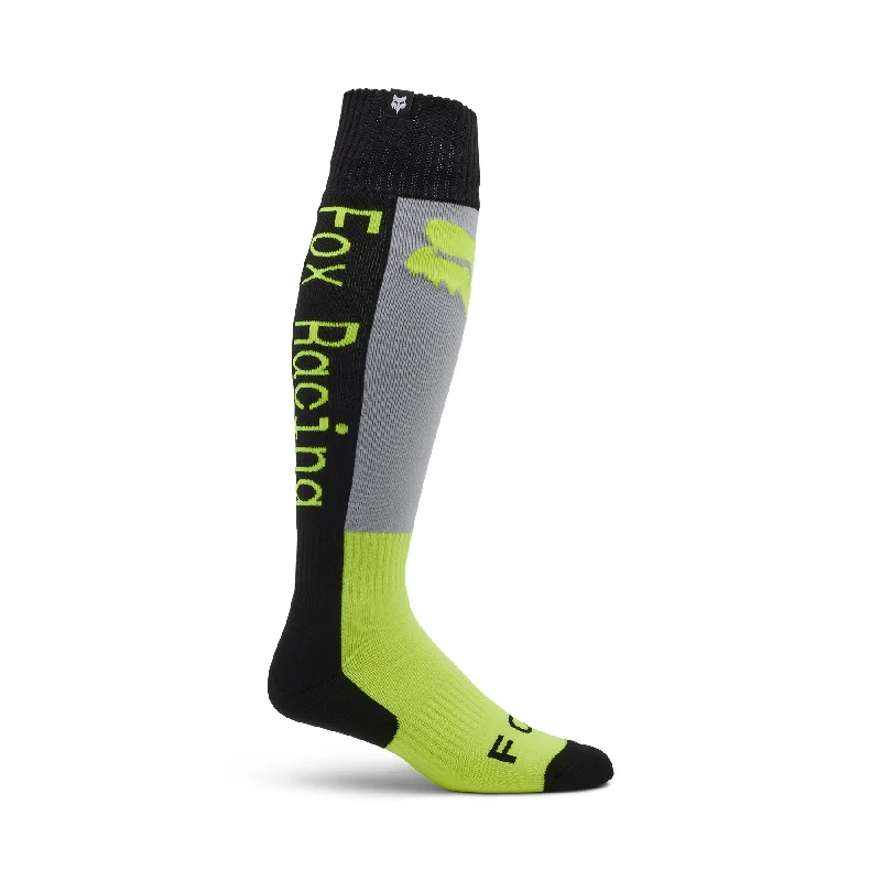 FOX 180 LEAN SOCKS - GREY/YELLOW