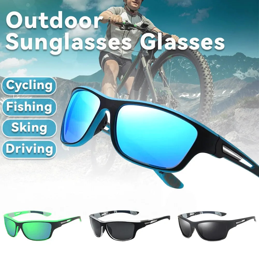 Polarized Mens Cycling Sunglasses UV Protection Sport Polarized for Men Women Outdoor Driving Camping Hiking Fishing Bicycles