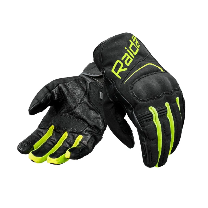 Raida AirWave Motorcycle Gloves Hi-Wiz