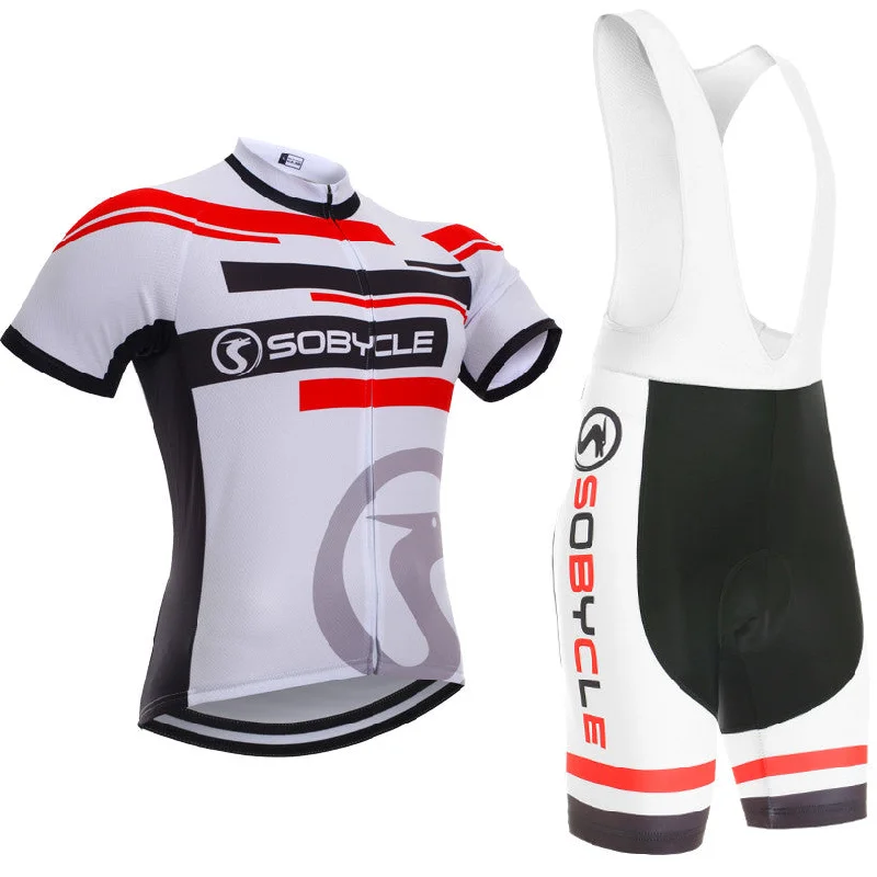 stripes team pro Cycling wear pro Bike shorts set Mans summer cycling shirts tops Ropa Ciclismo Sportswear