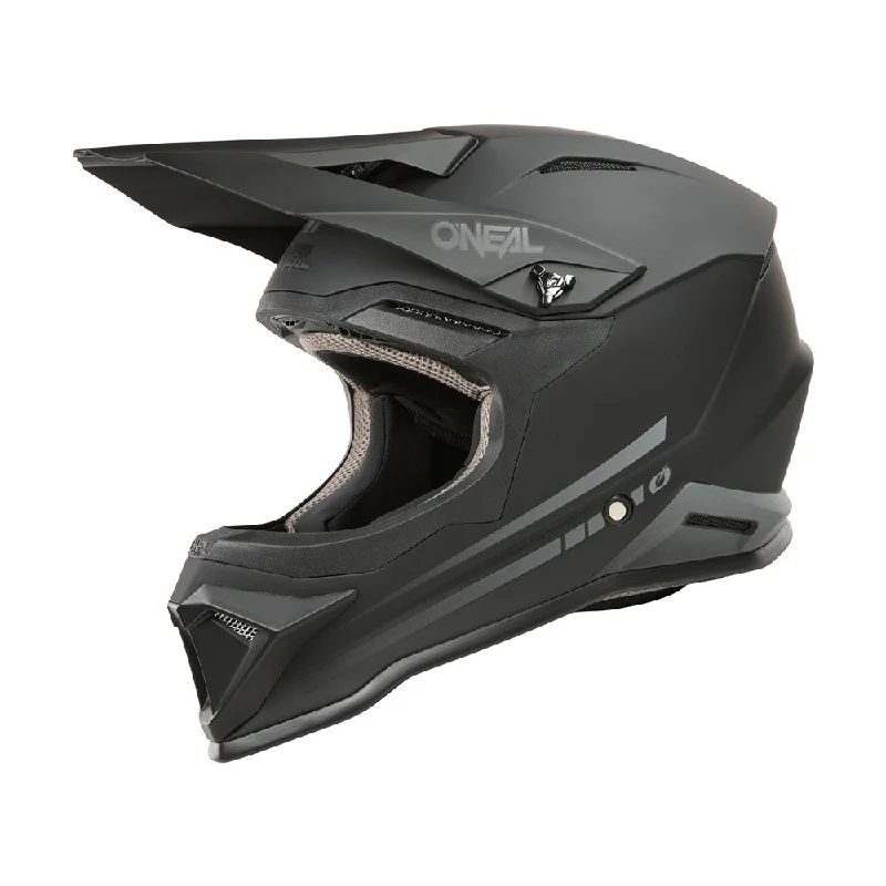 ONEAL 2025 YOUTH 1SRS SOLID HELMET - MATTE BLACK