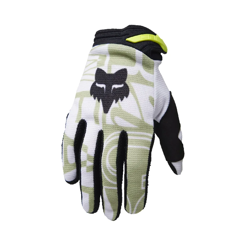 FOX YOUTH 180 RACE SPEC GLOVES - PL GREEN