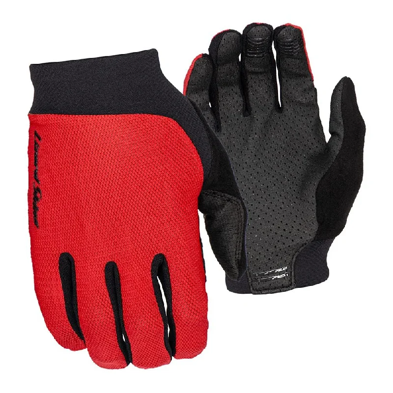 Lizard Skins Monitor Ignite Long Finger Cycling Gloves – Crimson Red