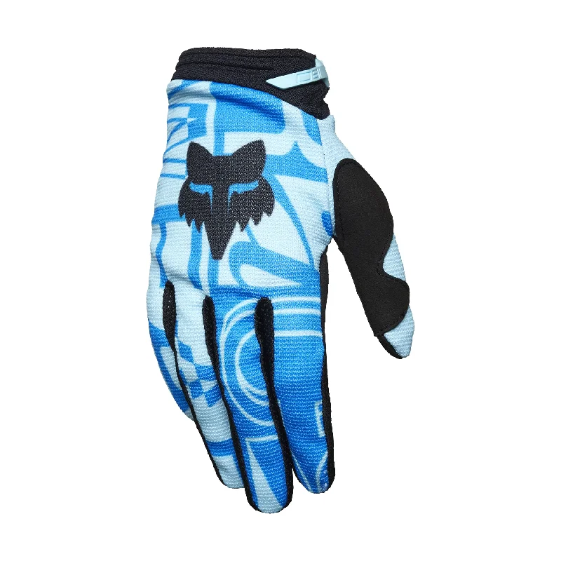 FOX WOMENS 180 RACE SPEC GLOVES - LIGHT BLUE