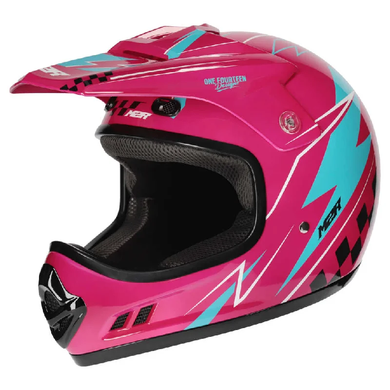 M2R MX2 JR YOUTH HELMET - LIGHTNING PC-7