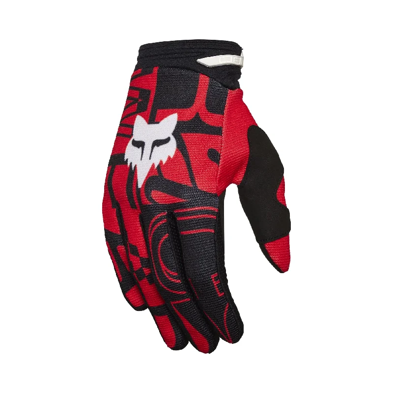 FOX 180 RACE SPEC GLOVES - FLO RED