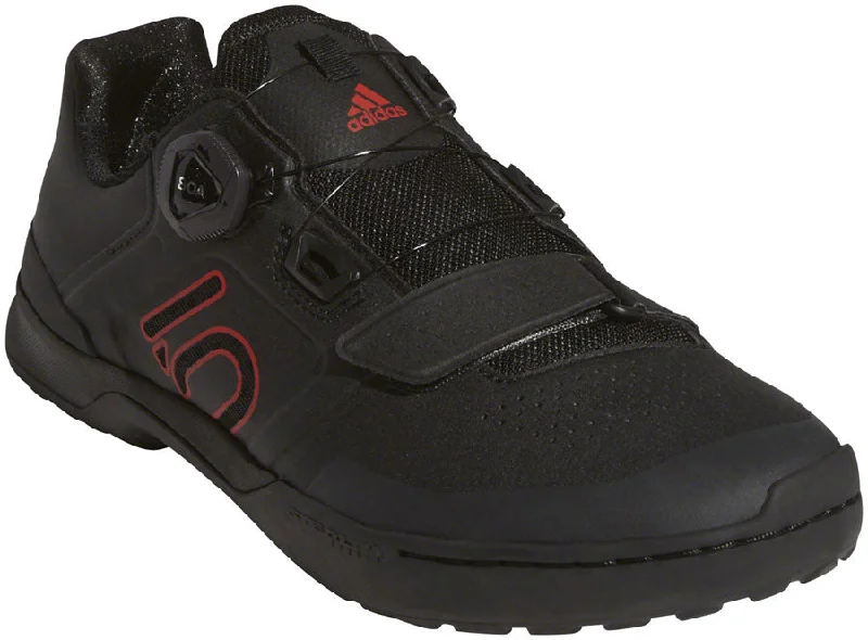 Five Ten Kestrel Pro BOA Mountain Clipless Mountain Clipless Shoes - Mens Core BLK / Red / Gray Six 7.5