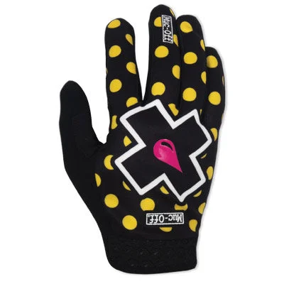 Muc-Off Mtb Gloves, Polka Dots, Yellow,Medium Mtb Gloves  Apparel