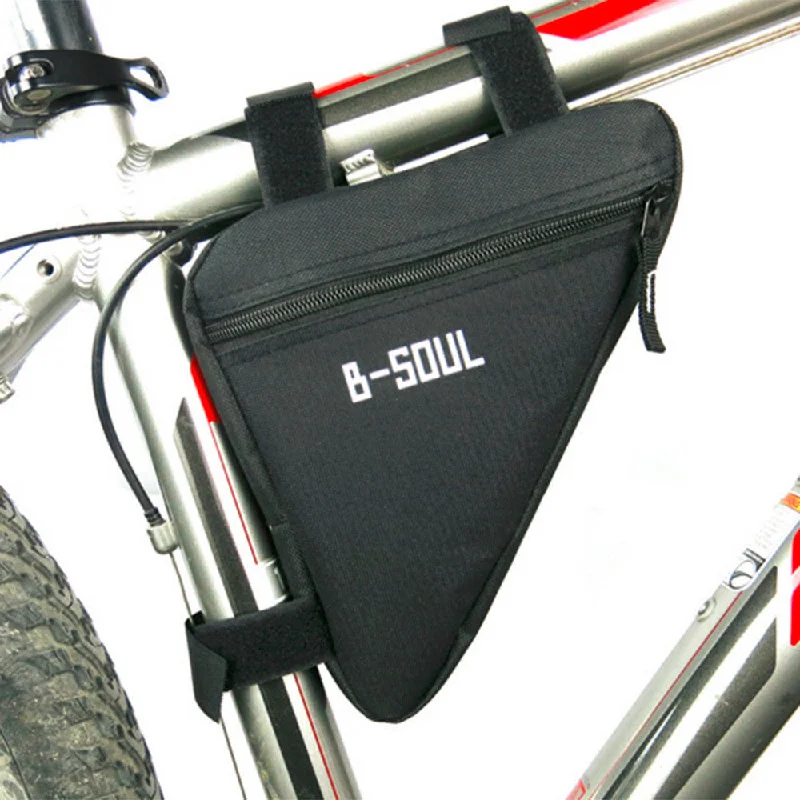 Cycling Bike Bicycle Oxford Cloth Front Frame Pannier Tube Triangle Bag Saddle Pouch