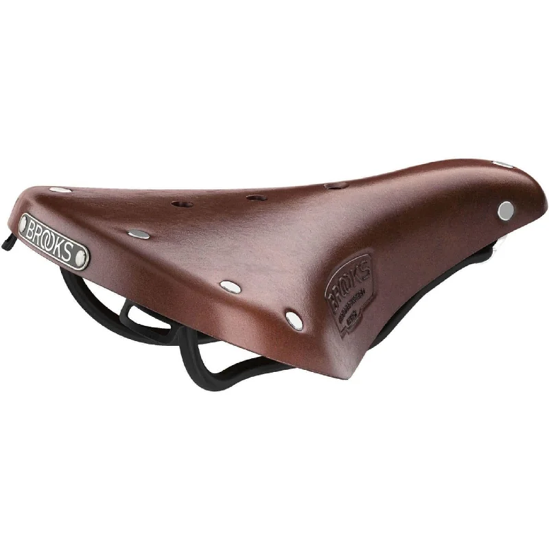 Brooks England B17 Leather Womens Short Saddle - Brown