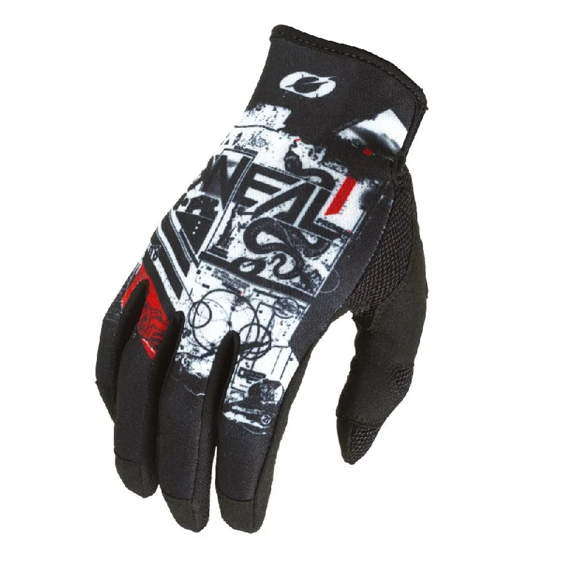 ONEAL MAYHEM SCARZ 2022 GLOVES - BLACK/WHITE/RED