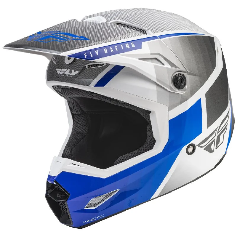 FLY KINETIC DRIFT YOUTH HELMET - BLUE/CHARCOAL/WHITE