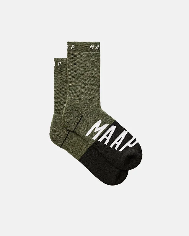 Apex Wool Sock - Olive