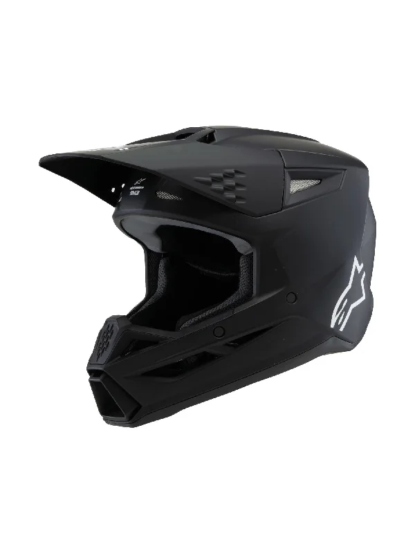 ALPINESTARS 2025 YOUTH SUPERTECH M3 SOLID HELMET - BLACK MATT