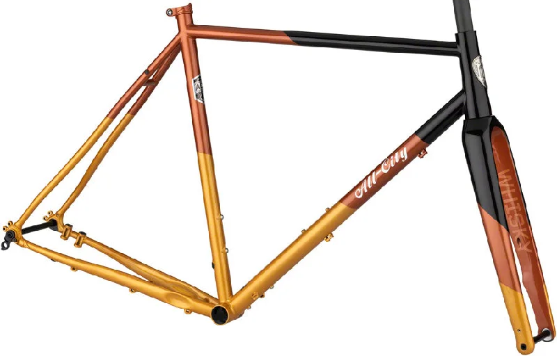 All-City Cosmic Stallion Frameset - Black/Brick/Bronze