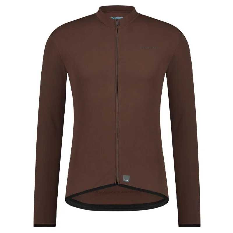 Maglia maniche lunghe Shimano Vertex - Marrone scuro