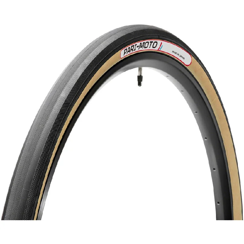 Pari-Moto Tire - 650b x 42 Clincher Folding Black/Amber