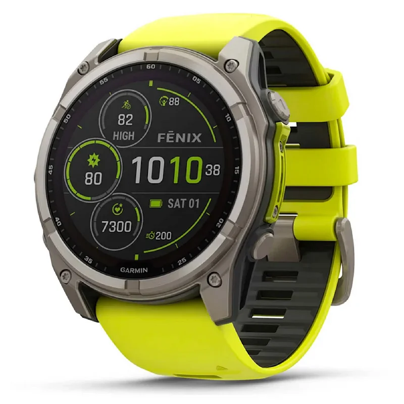 Garmin Fenix 8 Solar Sapphire 51 mm - Giallo