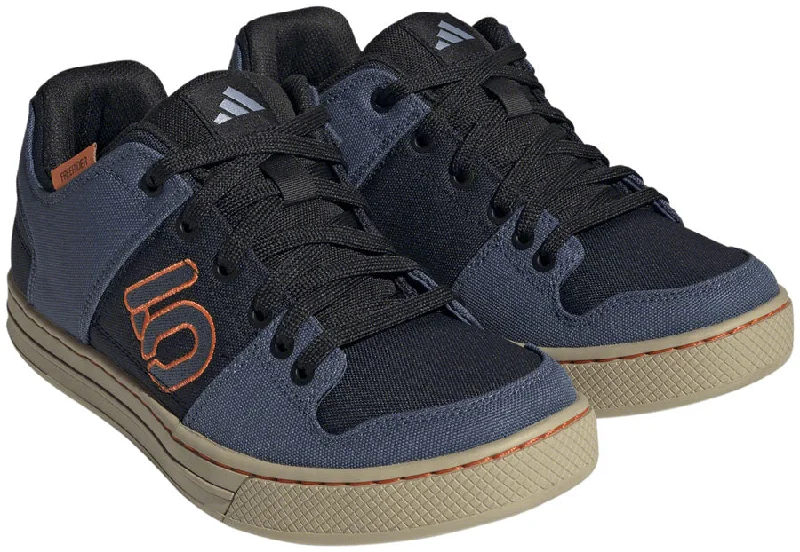 Five Ten Freerider Canvas Flat Shoes - Mens Core Legend Ink/Wonder Steel/Impact Orange 6