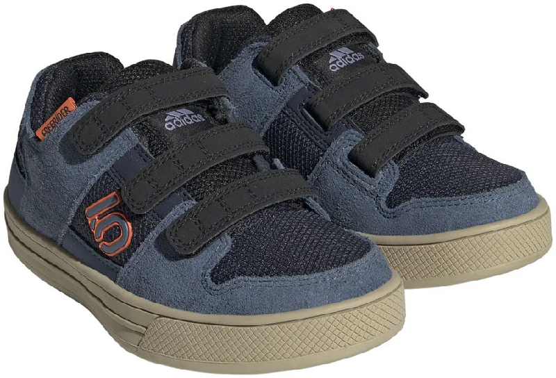 Five Ten Freerider VCS Flat Shoes - Kids Legend Ink/Wonder Steel/Impact Orange 5.5