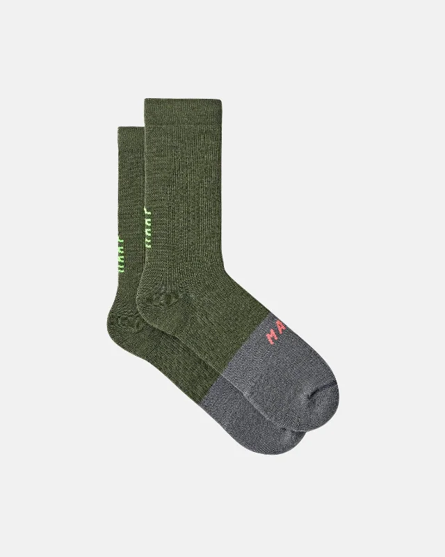 Division Sock Merino - Bronze Green