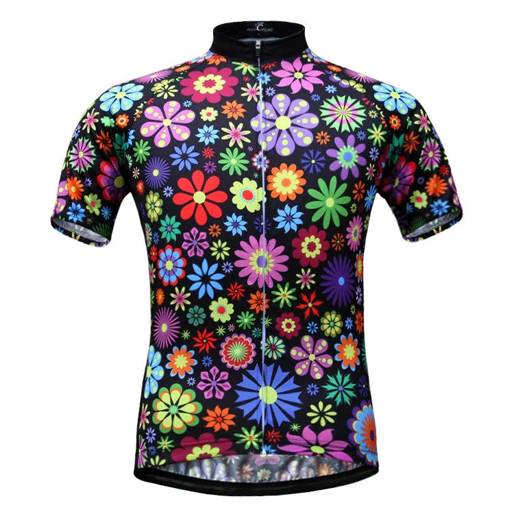 Summer Women's Cycling Jersey Quick-Dry Short Sleeve Cycling Clothing Cycle Wear With Full Length Zipper