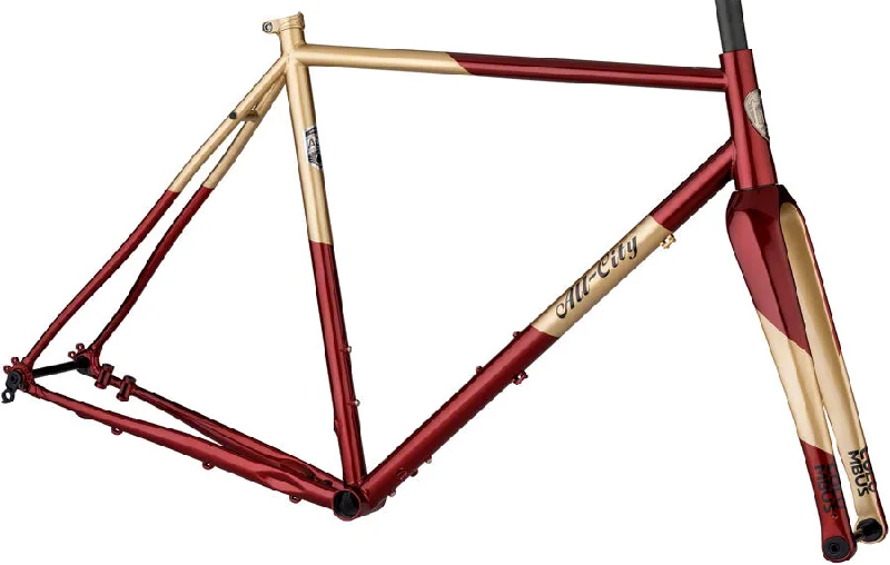 All-City Cosmic Stallion Frame - Currant and Cream