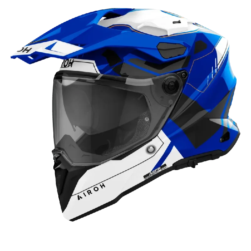 AIROH COMMANDER 2 REVEAL HELMET - BLUE GLOSS