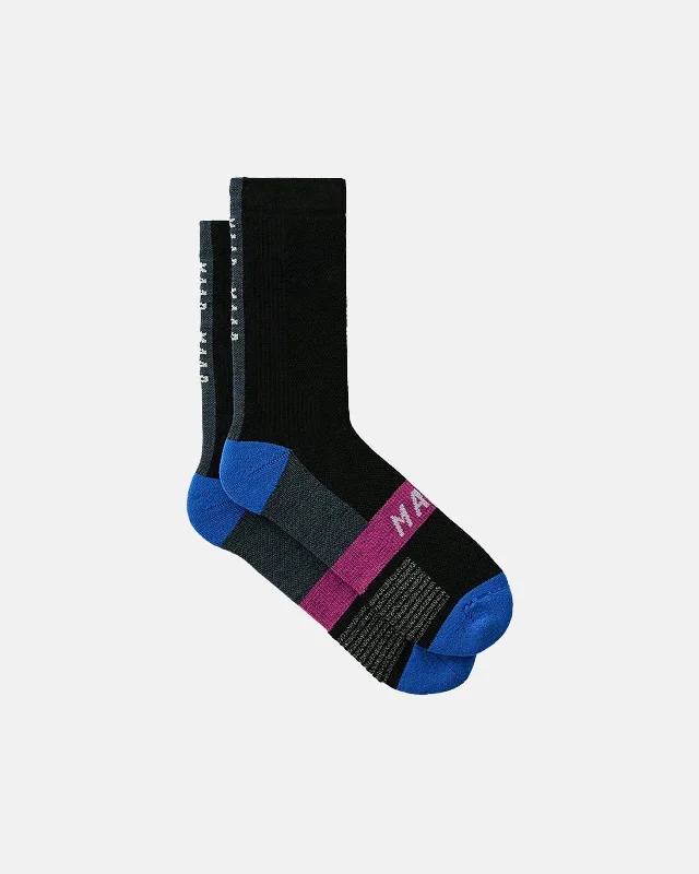 Alt_Road Trail Sock - Black-Cypress Green