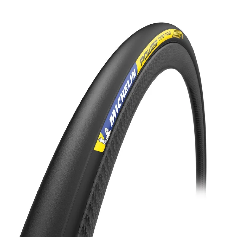 Copertoncino Michelin 700X25 Power Time Trial Tube Type Pieghevole Racing - Nero