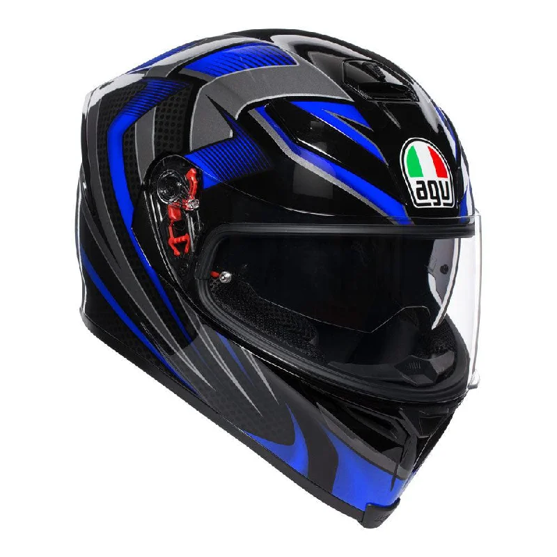 AGV K-5 S HURRICANE 2.0 MULTI HELMET - BLACK/BLUE