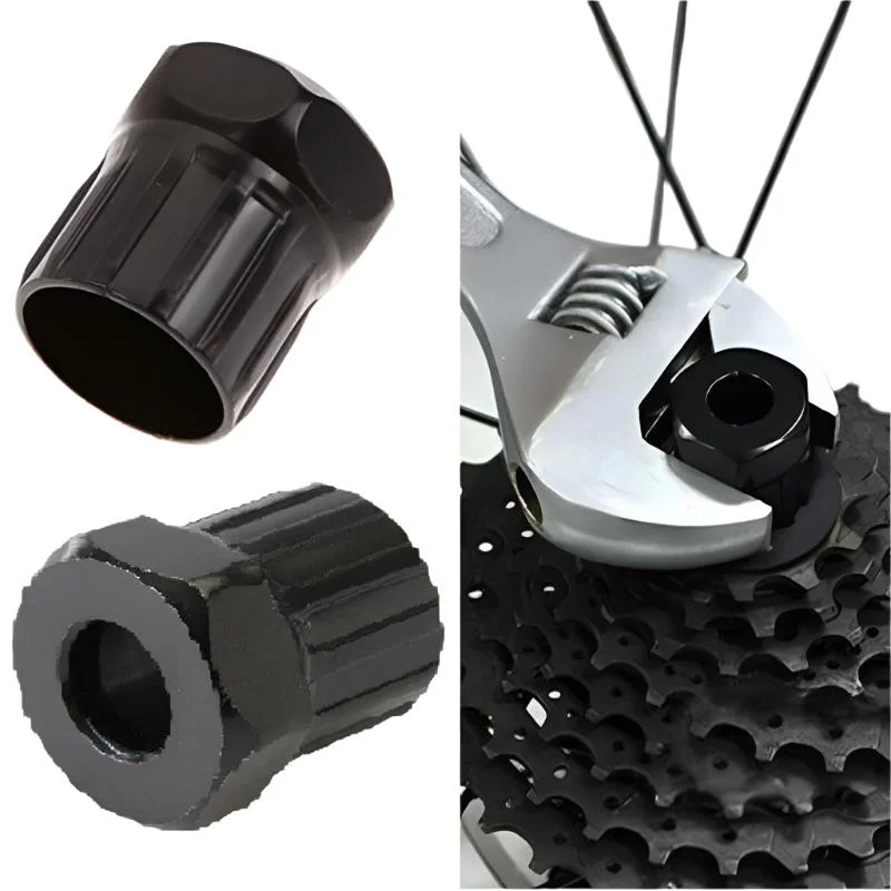 Bike Rear Cassette Cog Remover Bicycle Repair Tool Freewheel Socket Black ToolBicycle Cassette Crank Wheel Removal Tool