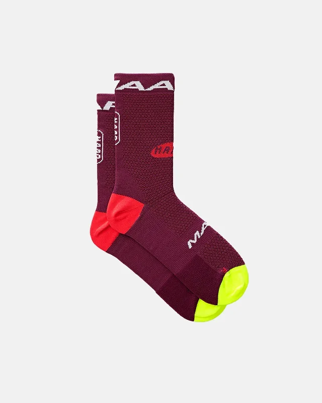 Icon Sock - Burgundy