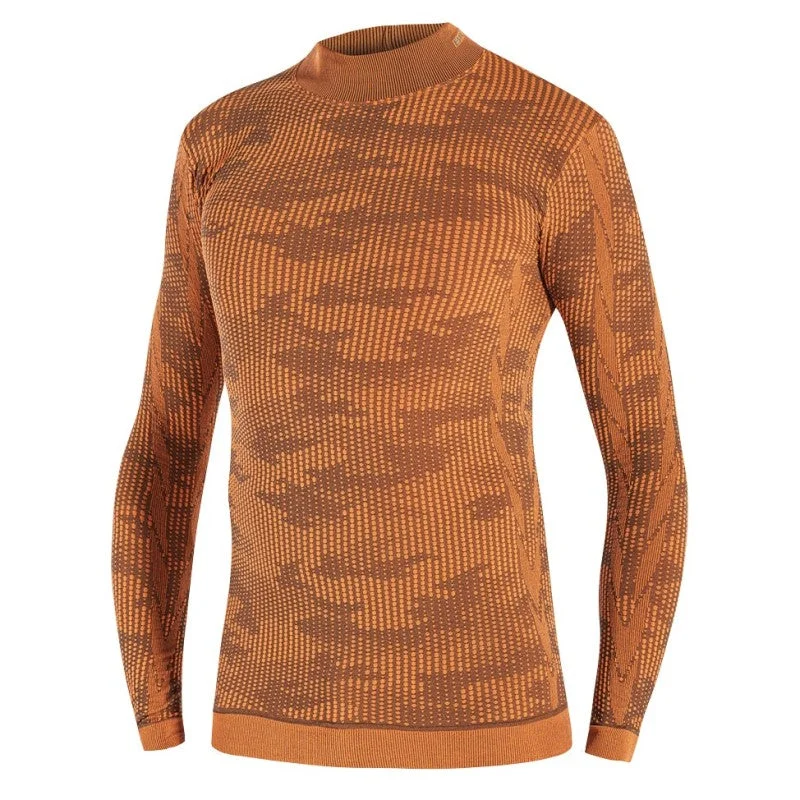 Maglia intima maniche lunghe Biotex Lupetto 3D Camo - Arancio